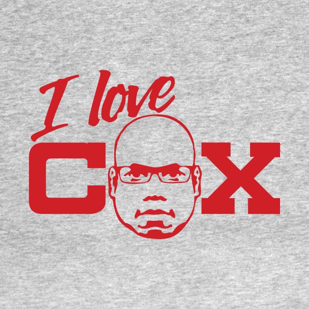 OH YES! OH YES! - Carl Cox Red Print by lldesigns